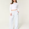 Heart Graphic Wide-Leg Sweatpants,Heart Graphic Wide-Leg Sweatpants
