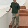 Heavyweight Loose Camo Cargo Pants,Heavyweight Loose Camo Cargo Pants