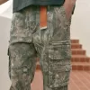Heavyweight Loose Camo Cargo Pants,Heavyweight Loose Camo Cargo Pants