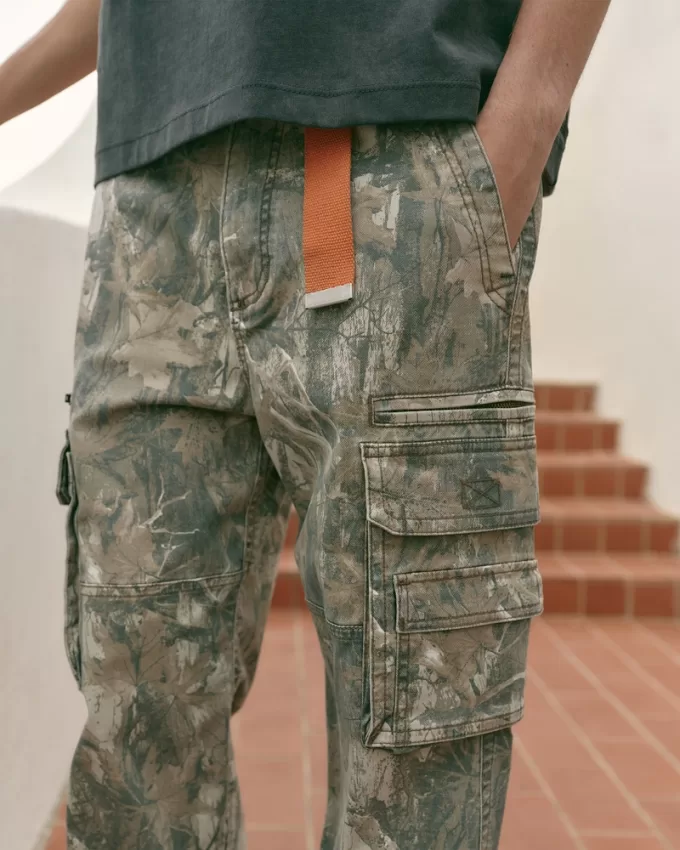 Heavyweight Loose Camo Cargo Pants,Heavyweight Loose Camo Cargo Pants