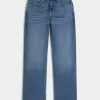 High-Rise Dark Wash Dad Jeans,High-Rise Dark Wash Dad Jeans
