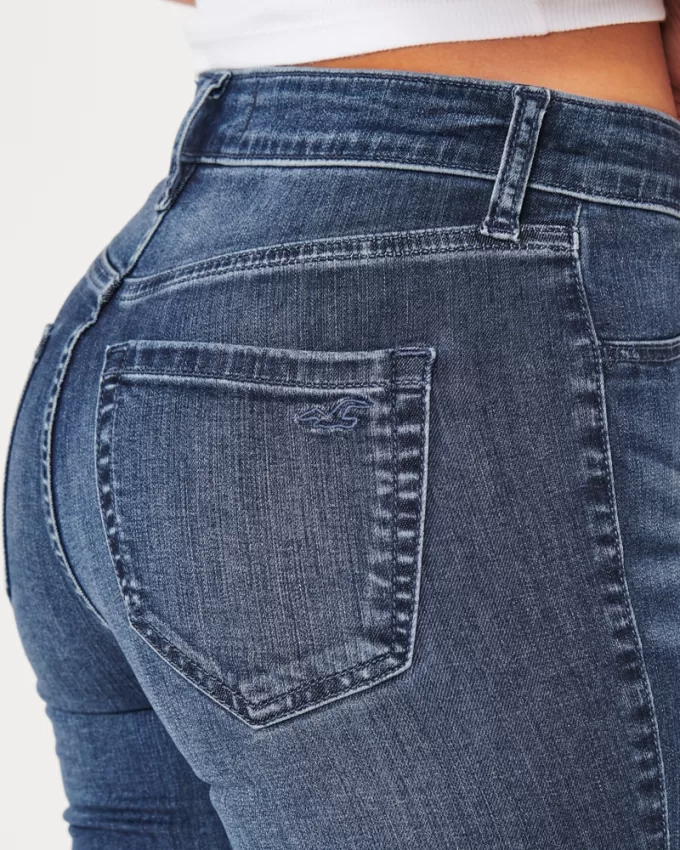 High-Rise Dark Wash Jean Leggings,High-Rise Dark Wash Jean Leggings