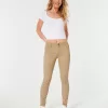 High-Rise Khaki Super Skinny Pants,High-Rise Khaki Super Skinny Pants