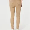 High-Rise Khaki Super Skinny Pants,High-Rise Khaki Super Skinny Pants