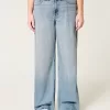 High-Rise Light Wash Baggy Jeans,High-Rise Light Wash Baggy Jeans