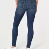 High-Rise Medium Wash Jean Leggings,High-Rise Medium Wash Jean Leggings