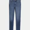 High-Rise Medium Wash Super Skinny Jeans,High-Rise Medium Wash Super Skinny Jeans