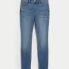 High-Rise Medium Wash Super Skinny Jeans,High-Rise Medium Wash Super Skinny Jeans