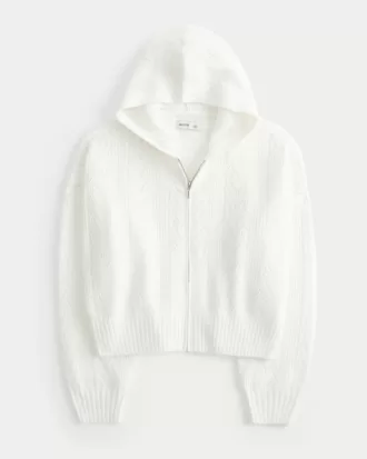 Hollister Comfy Cloud Easy Zip-Up Sweater Hoodie,Hollister Comfy Cloud Easy Zip-Up Sweater Hoodie