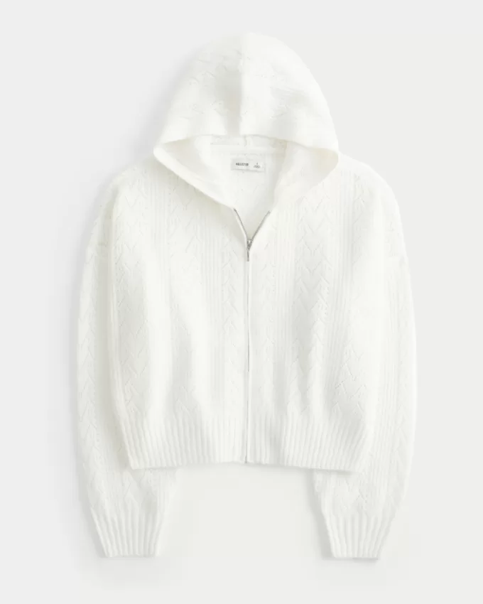 Hollister Comfy Cloud Easy Zip-Up Sweater Hoodie,Hollister Comfy Cloud Easy Zip-Up Sweater Hoodie