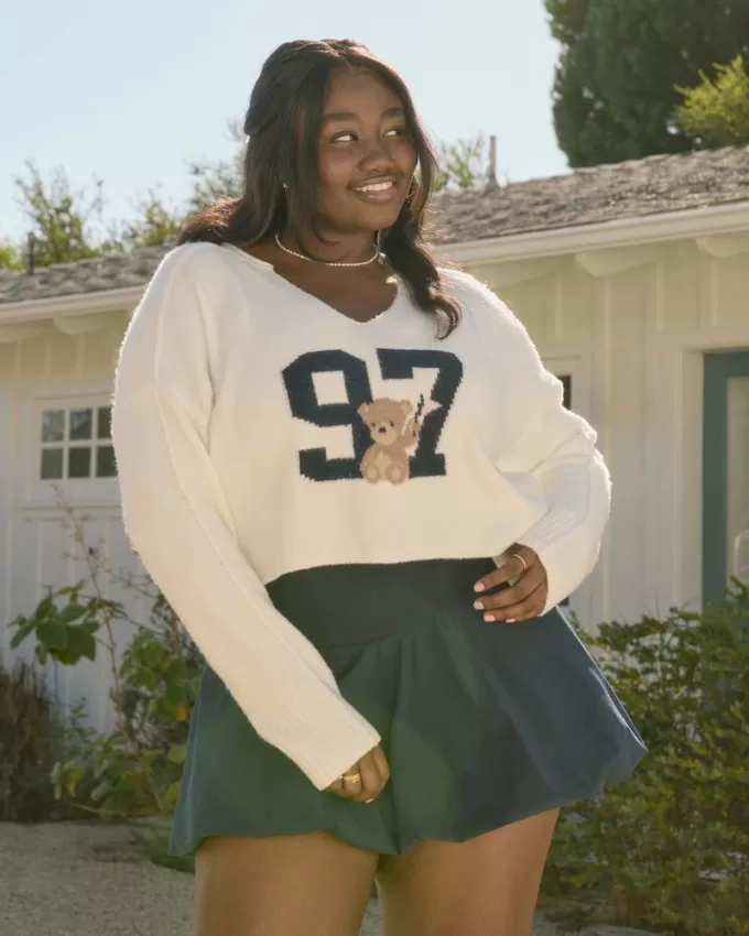 Hollister Comfy Cloud Graphic Notch-Neck Sweater,Hollister Comfy Cloud Graphic Notch-Neck Sweater Hollister Comfy Cloud Graphic Notch-Neck Sweater,Hollister Comfy Cloud Graphic Notch-Neck Sweater