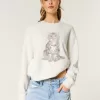 Hollister Comfy Cloud Kitten Graphic Sweater,Hollister Comfy Cloud Kitten Graphic Sweater