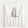 Hollister Comfy Cloud Kitten Graphic Sweater,Hollister Comfy Cloud Kitten Graphic Sweater