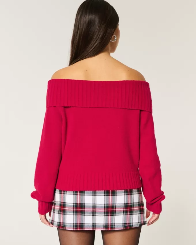 Hollister Comfy Cloud Off-the-Shoulder Sweater,Hollister Comfy Cloud Off-the-Shoulder Sweater Hollister Comfy Cloud Off-the-Shoulder Sweater,Hollister Comfy Cloud Off-the-Shoulder Sweater