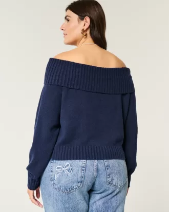 Hollister Comfy Cloud Off-the-Shoulder Sweater,Hollister Comfy Cloud Off-the-Shoulder Sweater