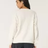 Hollister Comfy Cloud Oversized V-Neck Sweater,Hollister Comfy Cloud Oversized V-Neck Sweater