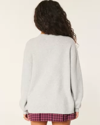 Hollister Comfy Cloud Rose Graphic Sweater,Hollister Comfy Cloud Rose Graphic Sweater