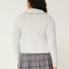 Hollister Comfy Cloud Zip-Up Cable-Knit Sweater,Hollister Comfy Cloud Zip-Up Cable-Knit Sweater