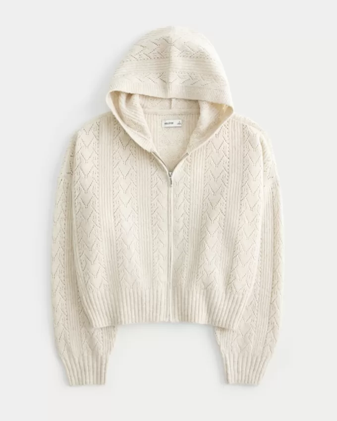 Hollister Comfy Cloud Zip-Up Sweater Hoodie,Hollister Comfy Cloud Zip-Up Sweater Hoodie