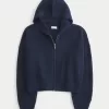 Hollister Comfy Cloud Zip-Up Sweater Hoodie,Hollister Comfy Cloud Zip-Up Sweater Hoodie