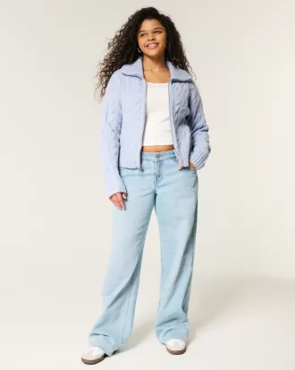 Hollister Comfy Cloud Zip-Up Sweater,Hollister Comfy Cloud Zip-Up Sweater