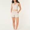 Hollister Ella Linen-Blend Pull-On Shorts,Hollister Ella Linen-Blend Pull-On Shorts