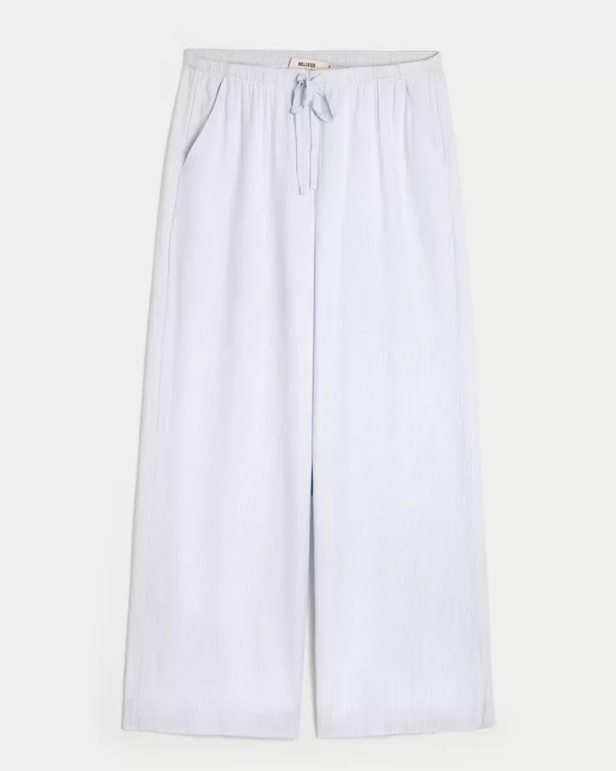 Hollister Ella Pull-On Wide-Leg Pants,Hollister Ella Pull-On Wide-Leg Pants
