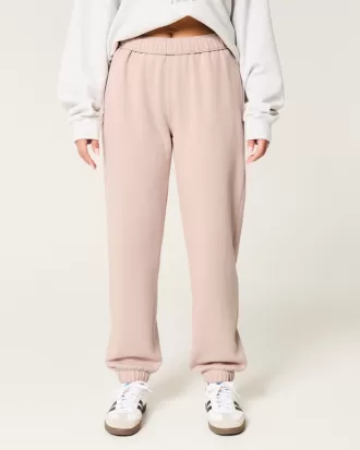Hollister Feel Good Fleece Dad Joggers,Hollister Feel Good Fleece Dad Joggers