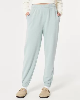 Hollister Feel Good Fleece Dad Joggers,Hollister Feel Good Fleece Dad Joggers