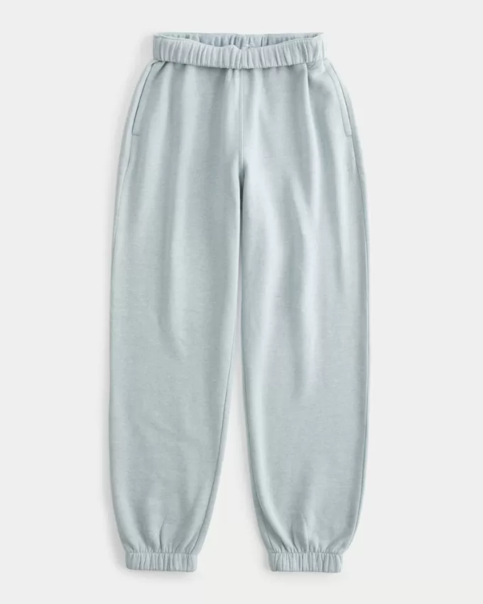 Hollister Feel Good Fleece Dad Joggers,Hollister Feel Good Fleece Dad Joggers