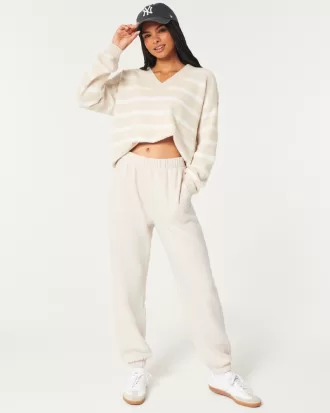 Hollister Feel Good Fleece Dad Joggers,Hollister Feel Good Fleece Dad Joggers