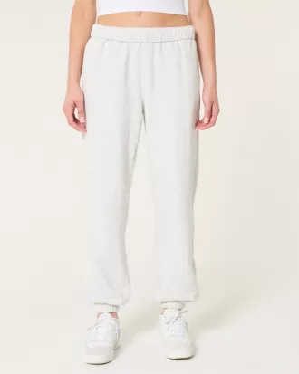 Hollister Feel Good Fleece Dad Joggers,Hollister Feel Good Fleece Dad Joggers