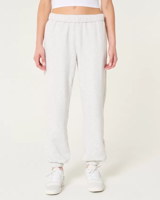 Hollister Feel Good Fleece Dad Joggers,Hollister Feel Good Fleece Dad Joggers