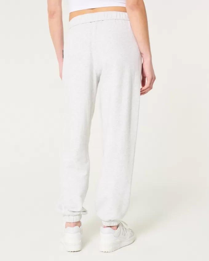 Hollister Feel Good Fleece Dad Joggers,Hollister Feel Good Fleece Dad Joggers