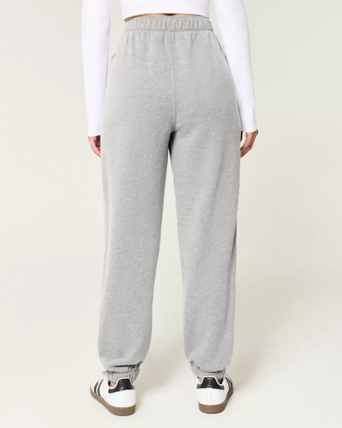 Hollister Feel Good Fleece Dad Joggers,Hollister Feel Good Fleece Dad Joggers