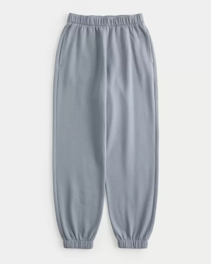 Hollister Feel Good Fleece Dad Joggers,Hollister Feel Good Fleece Dad Joggers