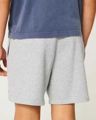 Hollister Feel Good Fleece Mid-Thigh Ford Graphic Shorts,Hollister Feel Good Fleece Mid-Thigh Ford Graphic Shorts