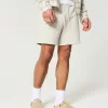 Hollister Feel Good Fleece Mid-Thigh Loose Shorts,Hollister Feel Good Fleece Mid-Thigh Loose Shorts
