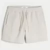 Hollister Feel Good Fleece Mid-Thigh Loose Shorts,Hollister Feel Good Fleece Mid-Thigh Loose Shorts