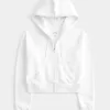 Hollister Feel Good Fleece Mini Zip-Up Hoodie,Hollister Feel Good Fleece Mini Zip-Up Hoodie