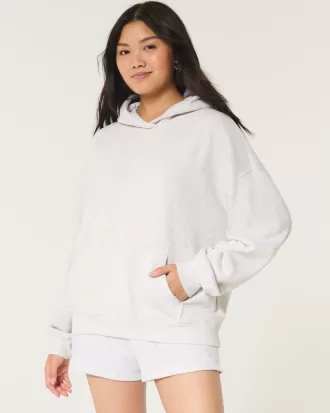 Hollister Feel Good Fleece Oversized Cozy Hoodie,Hollister Feel Good Fleece Oversized Cozy Hoodie