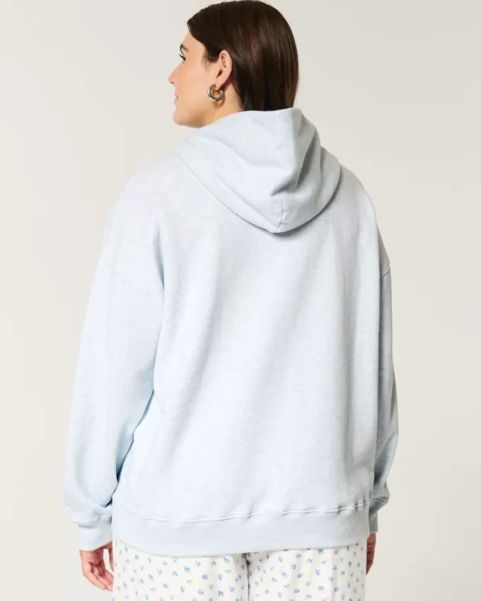 Hollister Feel Good Fleece Oversized Hoodie,Hollister Feel Good Fleece Oversized Hoodie