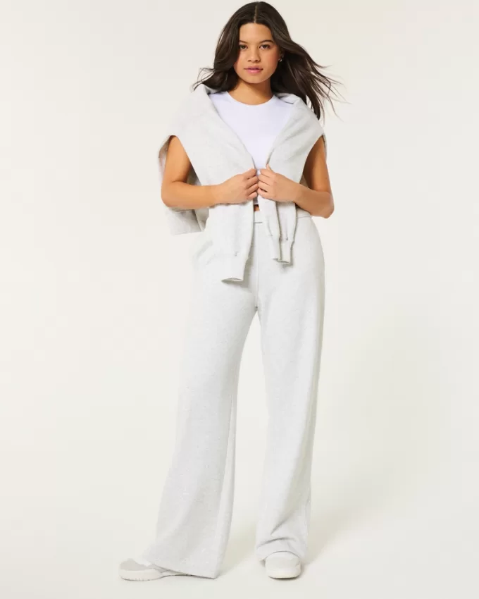 Hollister Feel Good Fleece Wide-Leg Pants,Hollister Feel Good Fleece Wide-Leg Pants Hollister Feel Good Fleece Wide-Leg Pants,Hollister Feel Good Fleece Wide-Leg Pants
