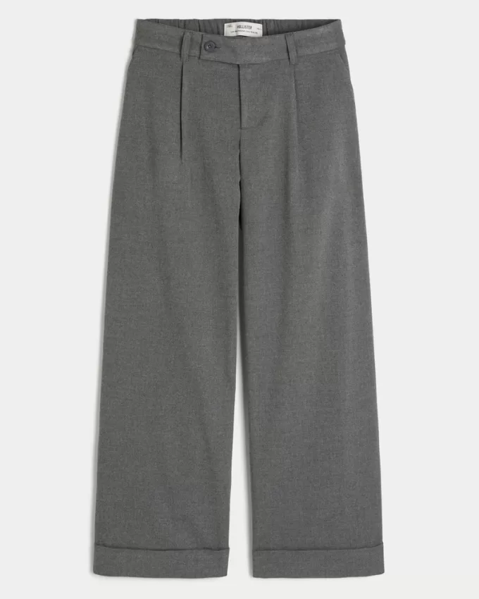 Hollister Livvy Low-Rise Wide-Leg Pants,Hollister Livvy Low-Rise Wide-Leg Pants