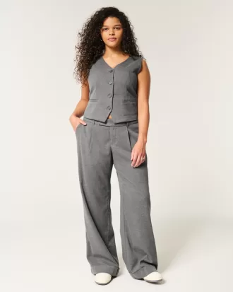 Hollister Livvy Low-Rise Wide-Leg Pants,Hollister Livvy Low-Rise Wide-Leg Pants
