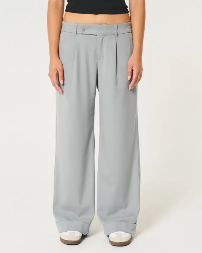 Hollister Livvy Low-Rise Wide-Leg Pants,Hollister Livvy Low-Rise Wide-Leg Pants