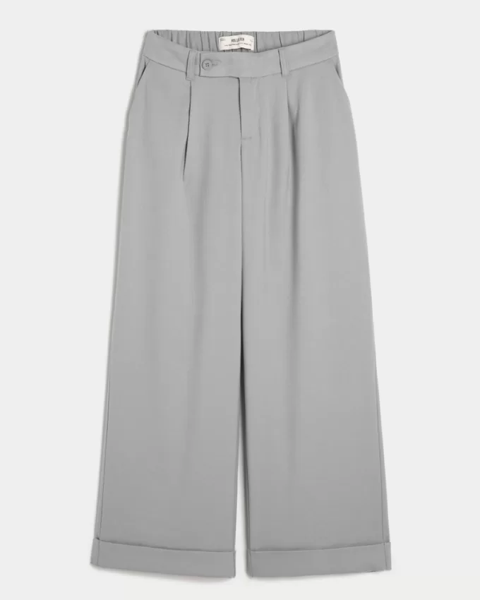 Hollister Livvy Low-Rise Wide-Leg Pants,Hollister Livvy Low-Rise Wide-Leg Pants