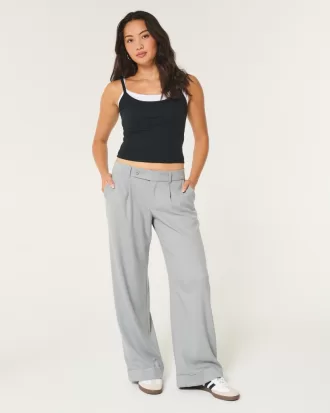 Hollister Livvy Low-Rise Wide-Leg Pants,Hollister Livvy Low-Rise Wide-Leg Pants
