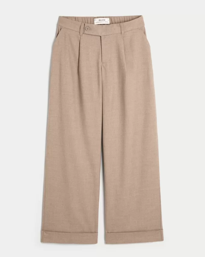 Hollister Livvy Low-rise Wide-Leg Pants,Hollister Livvy Low-rise Wide-Leg Pants