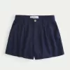 Hollister Livvy Ultra High-Rise Linen-Blend Shorts,Hollister Livvy Ultra High-Rise Linen-Blend Shorts
